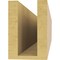 Ekena Millwork 4in. W x 6in. H x 32in. L Asheboro Woodgrain TimberThane Rafter Tail, Primed Tan RFTUR04X06X32ASHRCPR - alternate 2